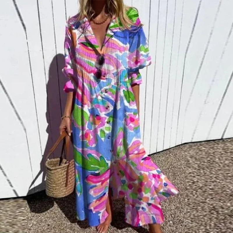 NOVESSA – BLOOM BOLDLY MAXI DRESS