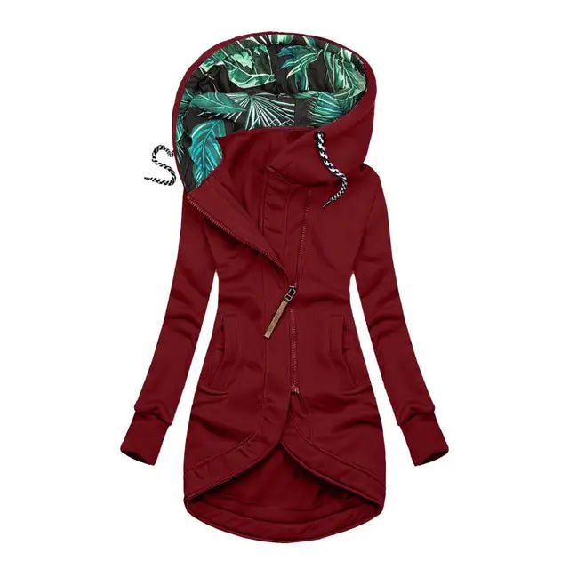 Collins - Hooded Asymmetrical Jacket