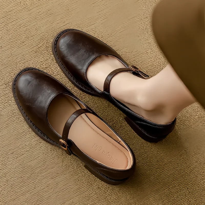 VENALARAE – CLASSIC COMFORT MARY JANES MADE OF LEATHER