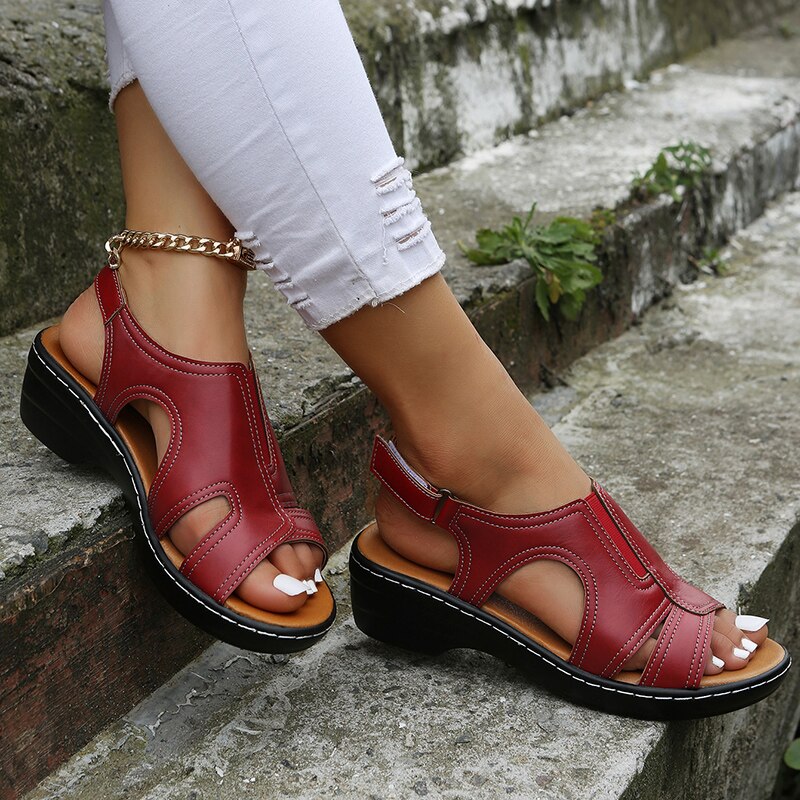 Nora - Fish Mouth Orthopedic Summer Sandals