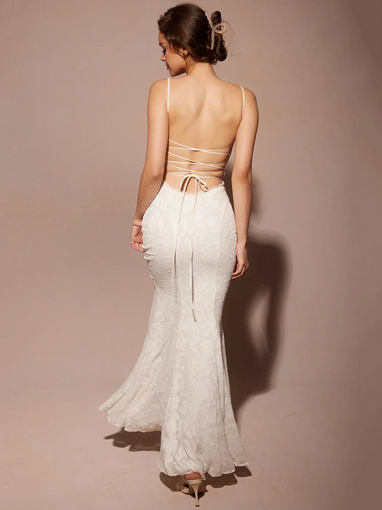OPHELIA – SELENE ROMANTIC LACE MAXI DRESS
