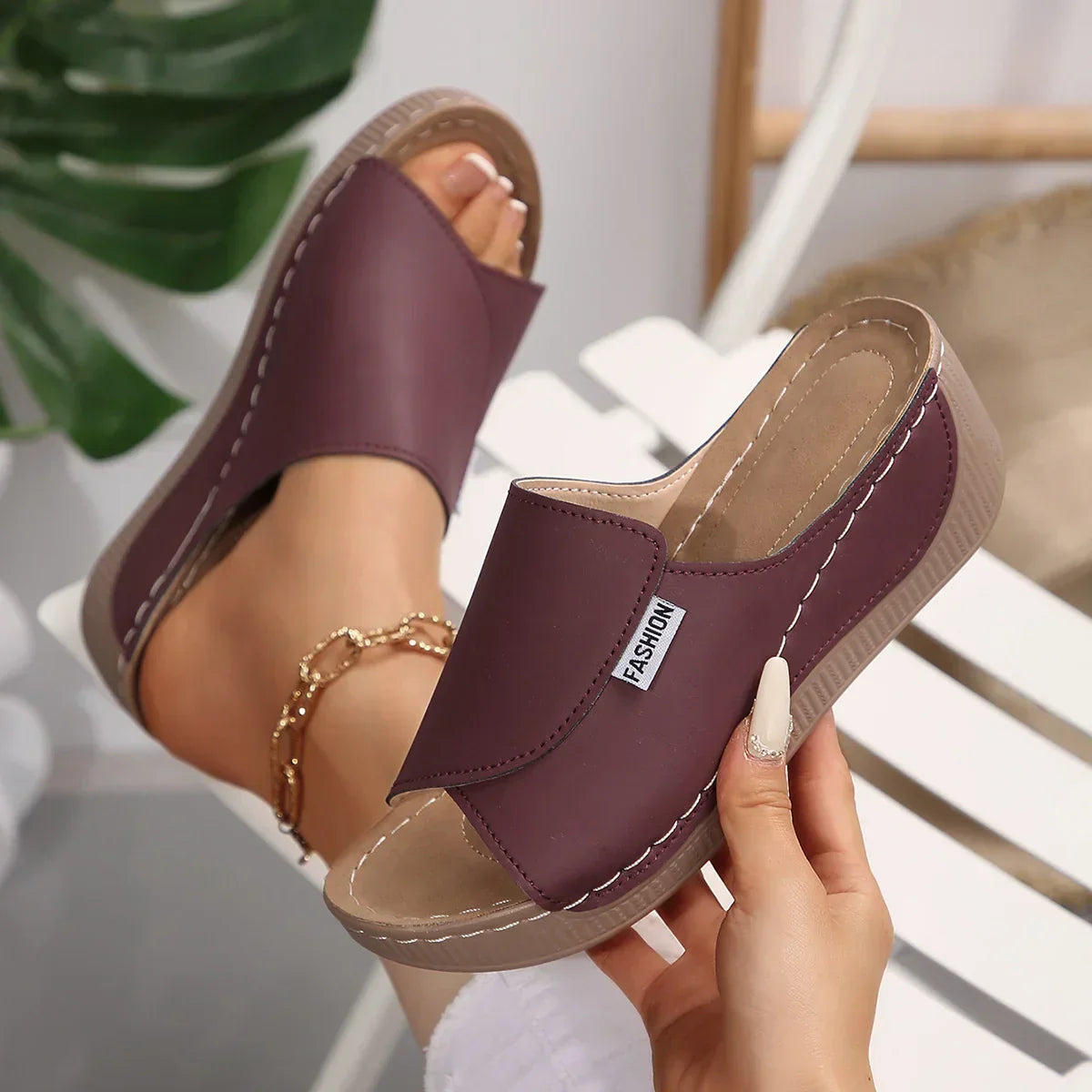 Selene - Orthopedic Wedge Heel Sandals