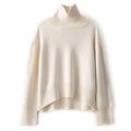 Elena - Pure Cashmere Turtleneck Sweater