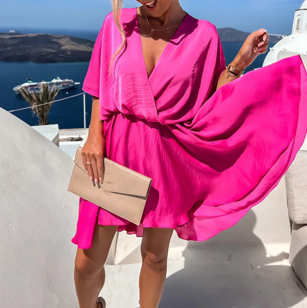 AYASHA – CHIC SUMMER HIGH WAIST MINI DRESS