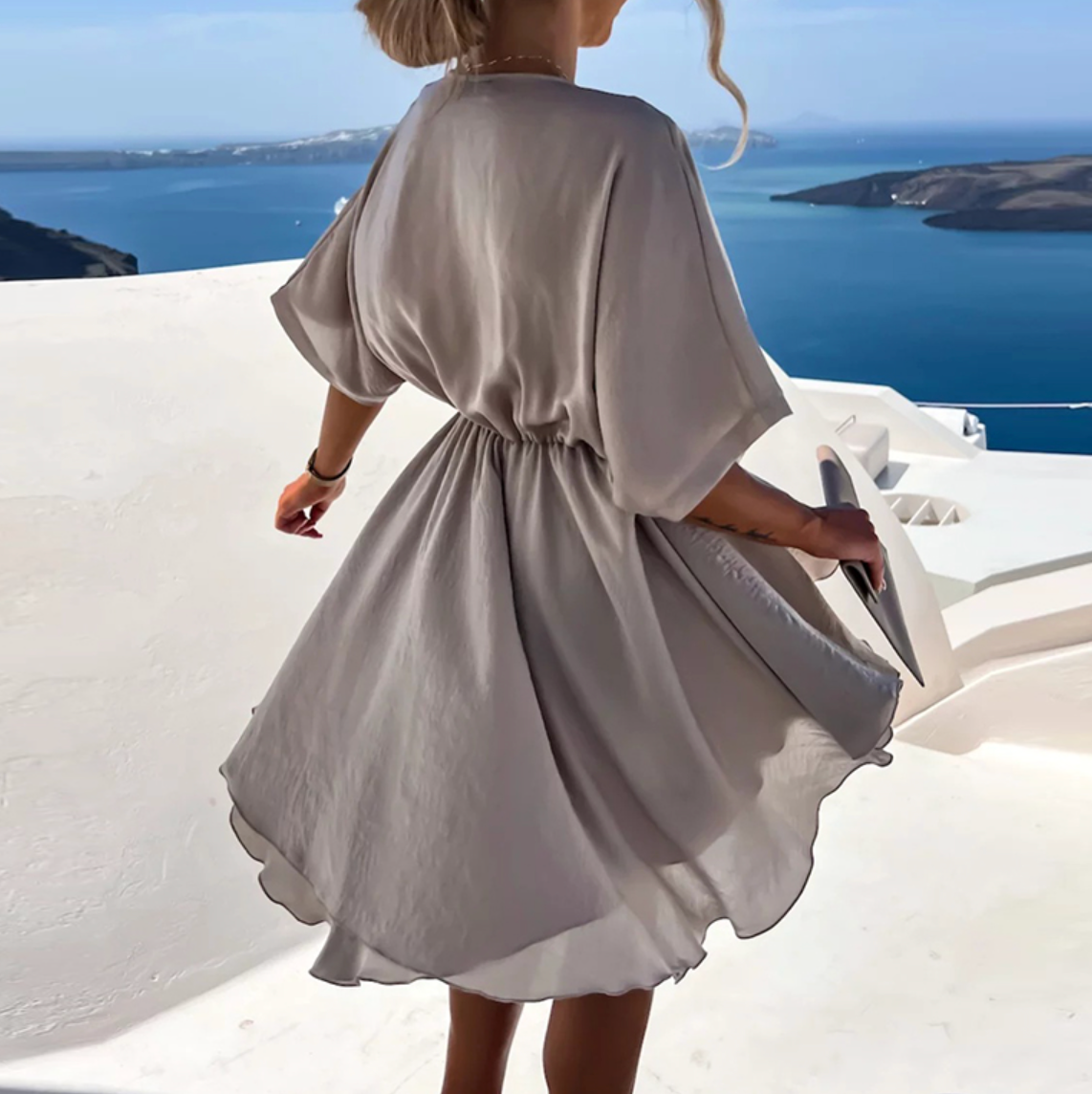 AYASHA – CHIC SUMMER HIGH WAIST MINI DRESS