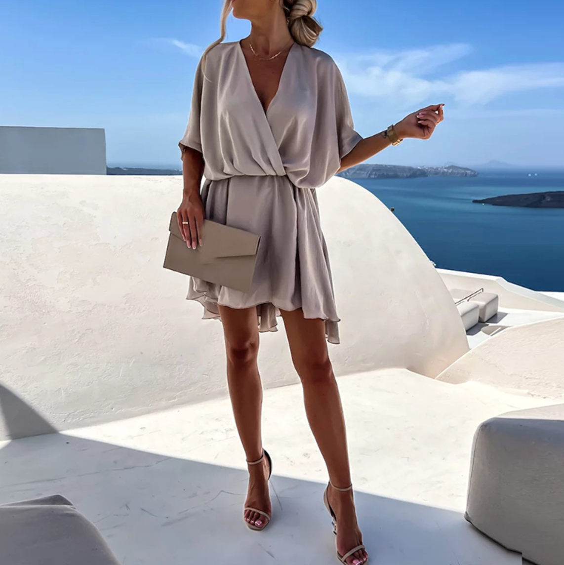 AYASHA – CHIC SUMMER HIGH WAIST MINI DRESS