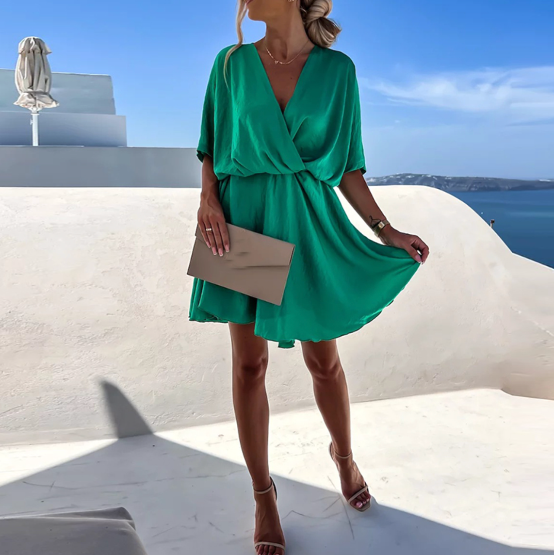 AYASHA – CHIC SUMMER HIGH WAIST MINI DRESS