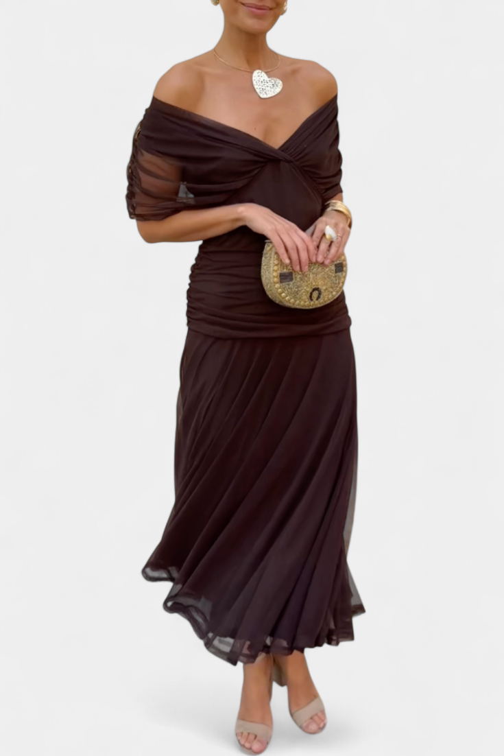 SYLTHERA – ELEGANT WOMEN’S ROMANTIC LONG FLORAL DRESS