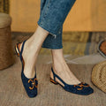 Riley - Elegant Orthopedic  Square Heel Sandals