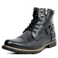Rugged Elegance Leather Boots
