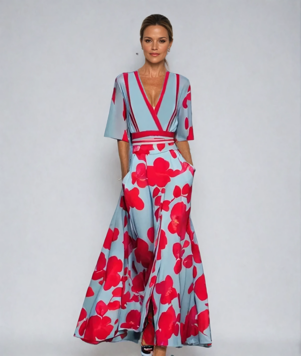 Chloe - Elegant Floral Dress