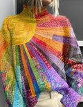 Ada™ | Colorful and Cheerful Turtleneck Sweater
