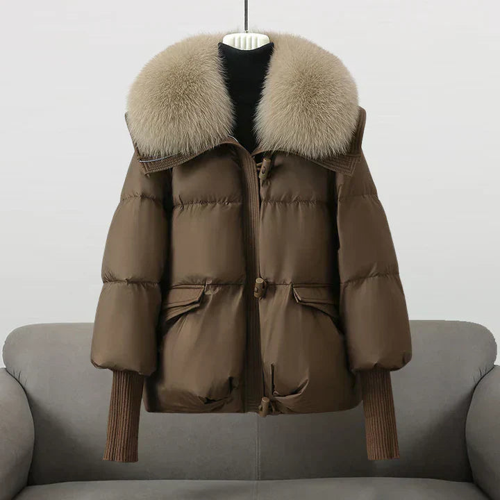 Monika - The Elegant Faux Fur Coat