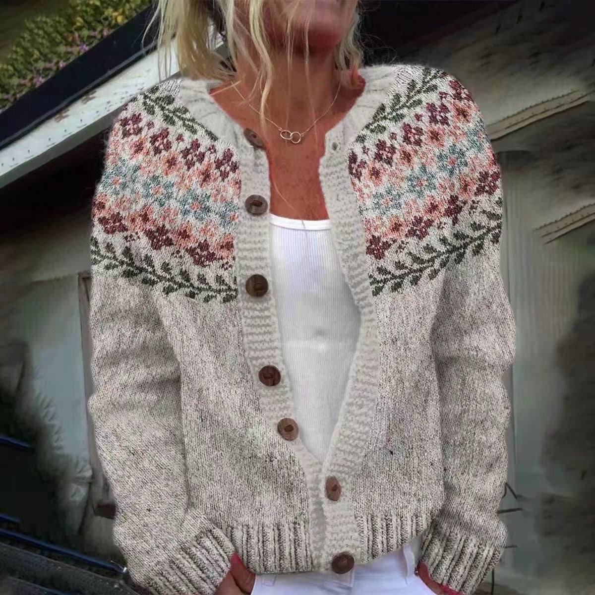 Madelyne - Vintage Icelandic Cardigan