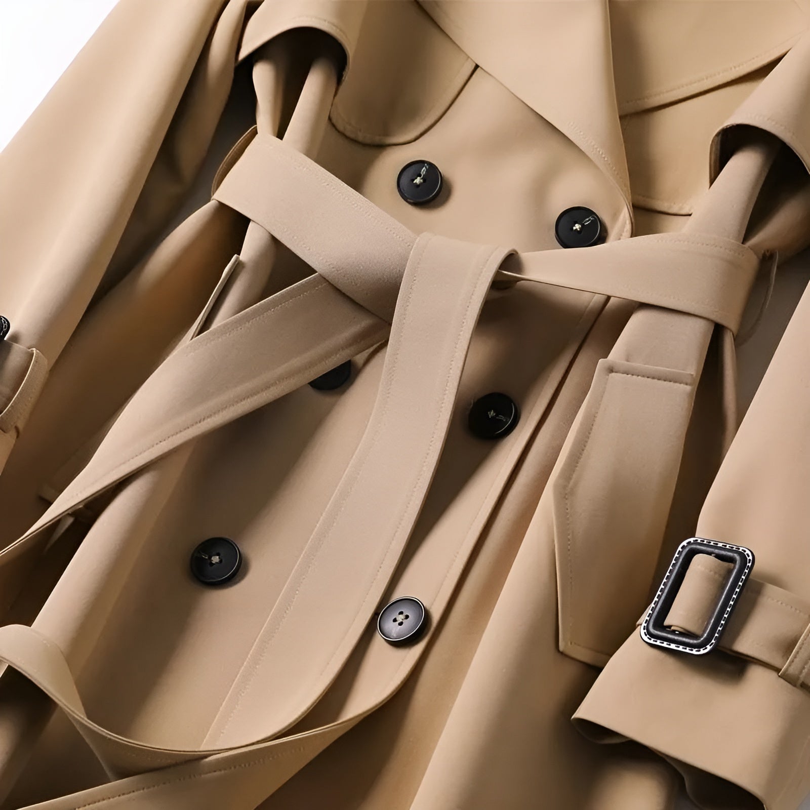 Genevieve - Elegant Trench Coat with Timeless Style