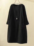 FAEZIRA – CORDUROY TUNIC DRESS