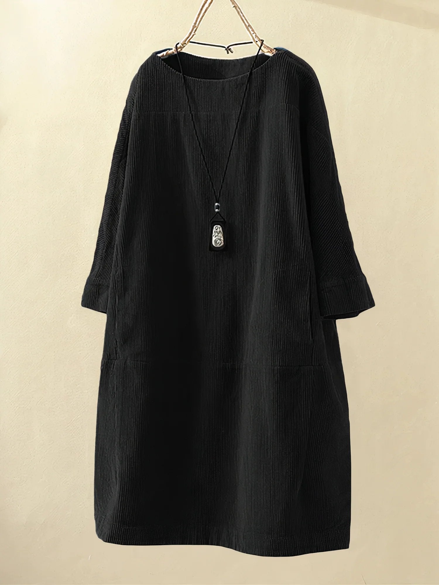 FAEZIRA – CORDUROY TUNIC DRESS