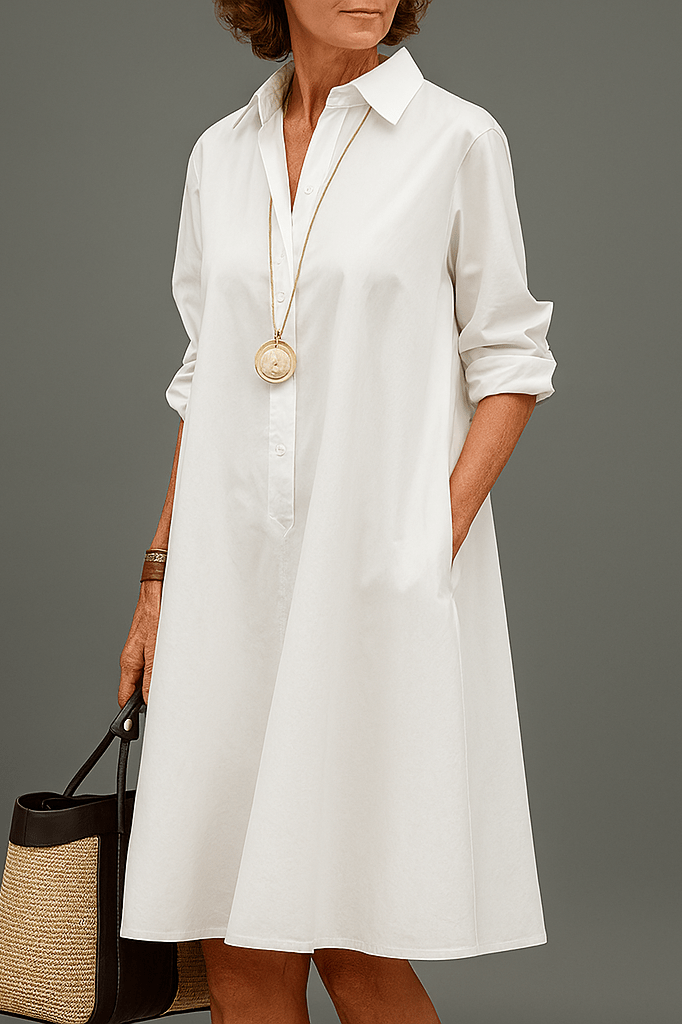 Waltraud - Elegant Premium Midi Dress for Timeless Style
