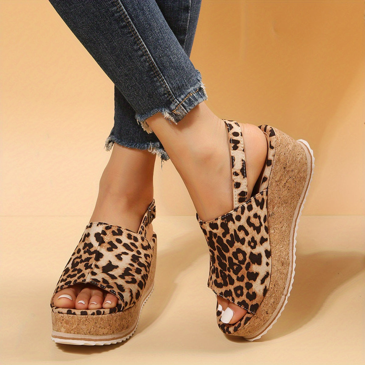 Savanna Slingback Wedge Sandals