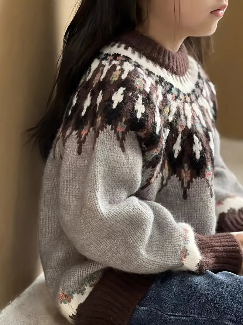 Fleece Lined Jumper for Kids with Cozy Feel