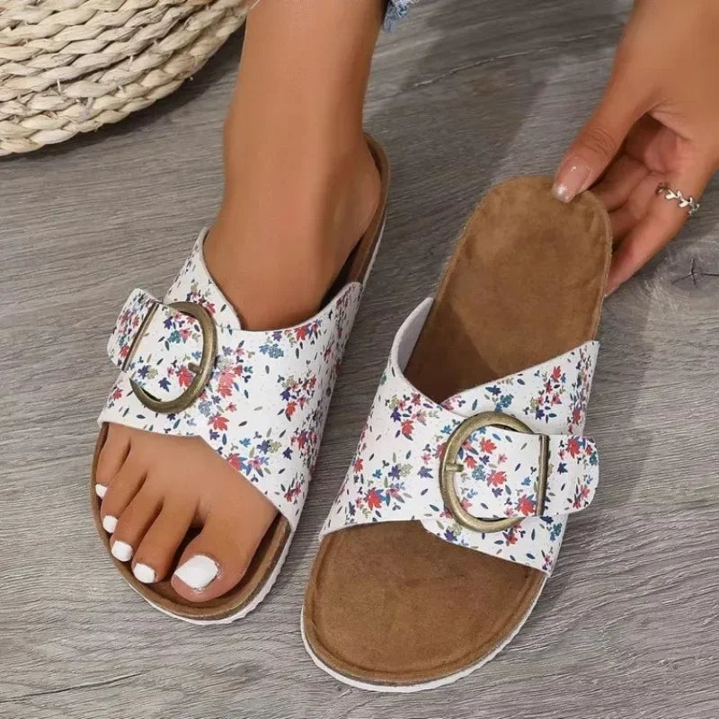 Bellevue - Buckle Mule Slide