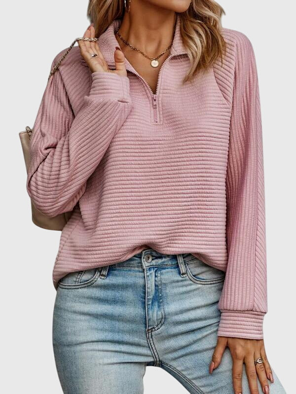 Molly - Elegant Half-Zip Sweater