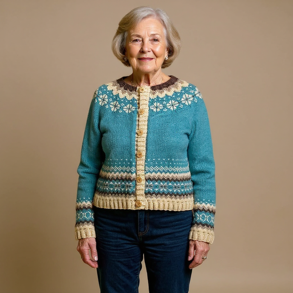 Allaira   Vintage Icelandic Cardigan