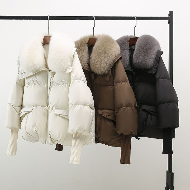 Aurora - Glam Jacket in Real Feather