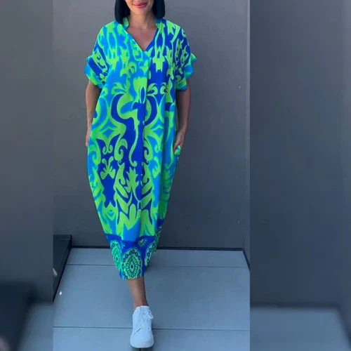 Elena – Elegant Floral Dress