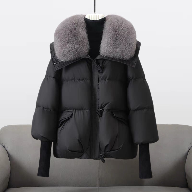 Aurora - Glam Jacket in Real Feather