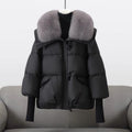 Aurora - Glam Jacket in Real Feather