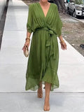 Ulani - V-Neck Flowy Dress