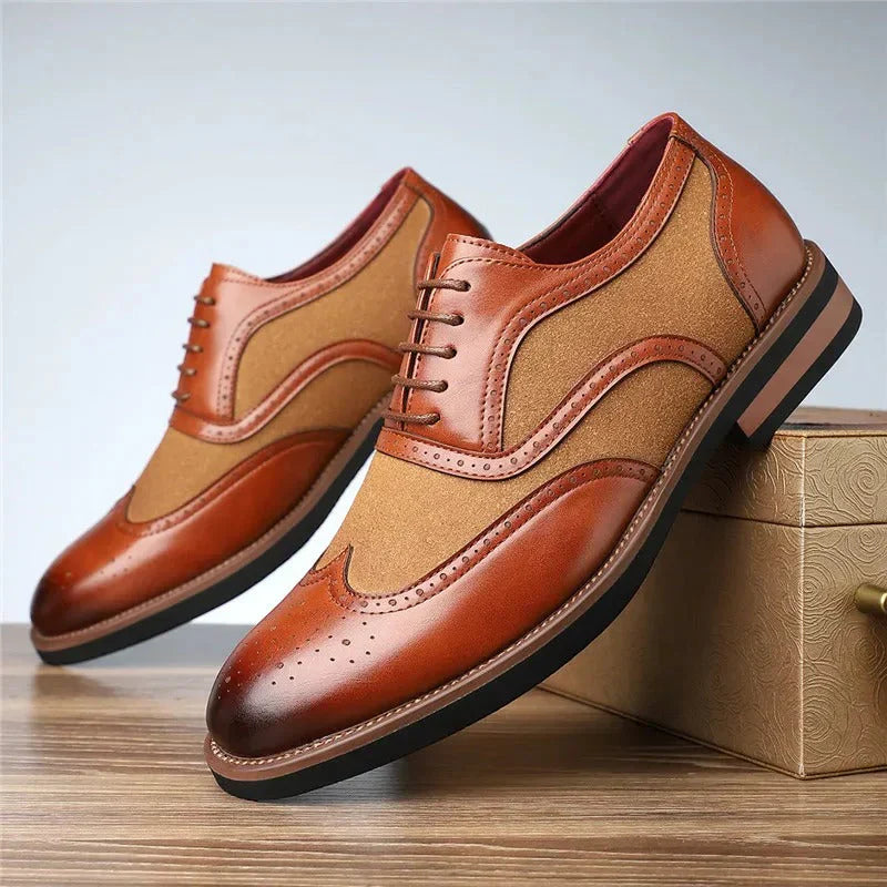 BAIRSTOW – TWO TONE OXFORD SHOES