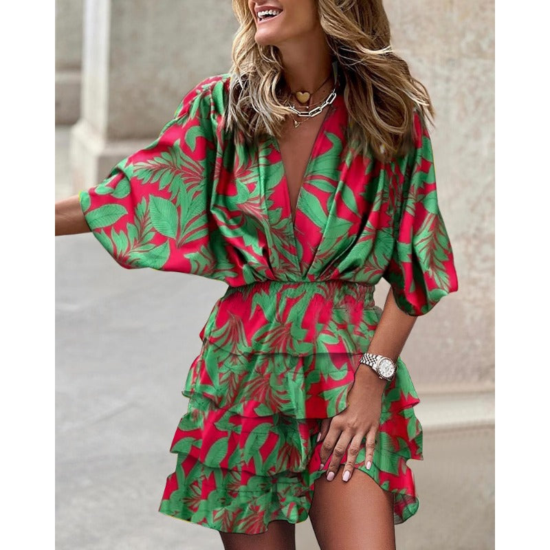 Soraya - Elegant Floral Dress
