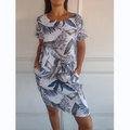 Abigail - Dress with round neck