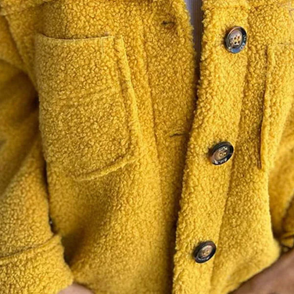 Zoe - Stylish Short Wool Jacket with Lapels