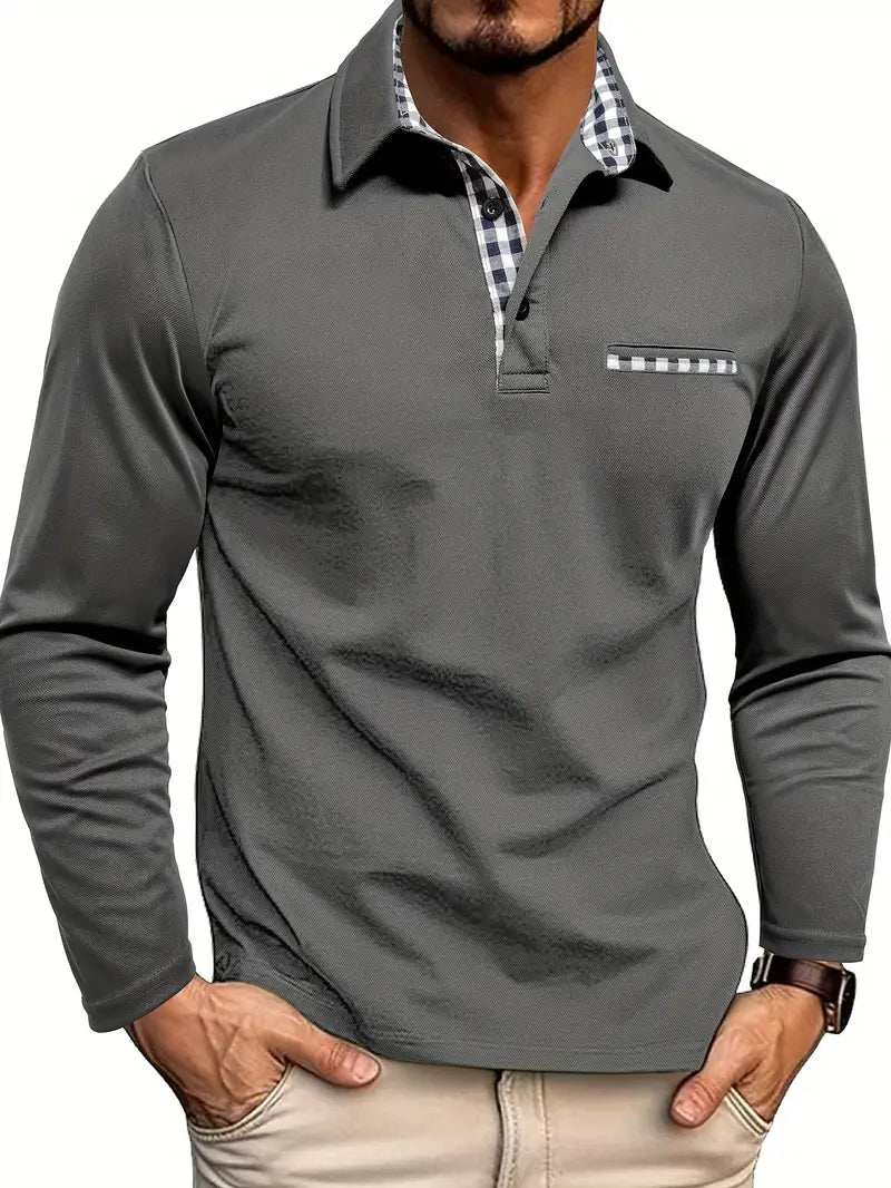 ISERENYA – MEN’S LONG-SLEEVE POLO